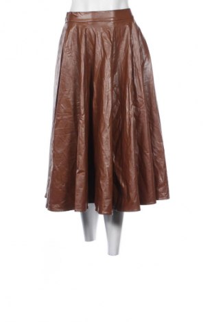 Δερμάτινη φούστα Motivi, Μέγεθος S, Χρώμα Καφέ, Τιμή 34,78 €