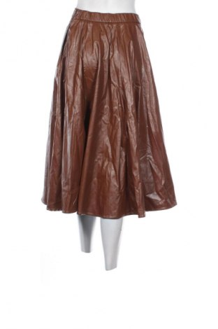 Δερμάτινη φούστα Motivi, Μέγεθος S, Χρώμα Καφέ, Τιμή 34,78 €