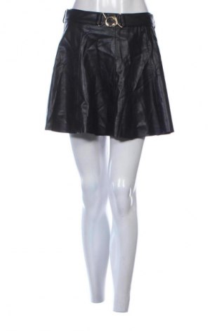 Кожена пола Zara, Размер M, Цвят Черен, Цена 13,99 лв.