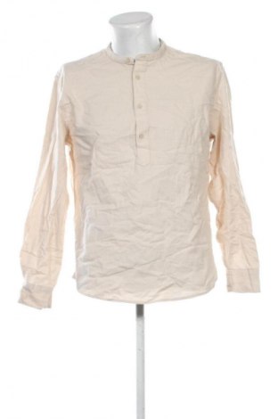Herren Shirt Zara, Größe L, Farbe Beige, Preis 11,99 €