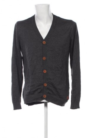 Herren Strickjacke Blend, Größe L, Farbe Grau, Preis 24,49 €