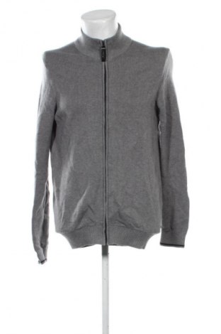 Jachetă tricotată de bărbați S.Oliver, Mărime L, Culoare Gri, Preț 62,99 Lei