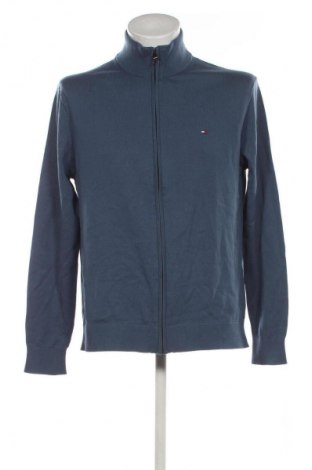Jachetă tricotată de bărbați Tommy Hilfiger, Mărime XXL, Culoare Albastru, Preț 689,99 Lei