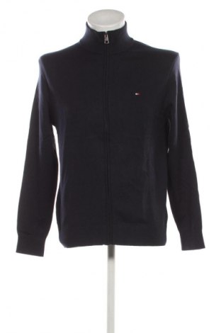 Jachetă tricotată de bărbați Tommy Hilfiger, Mărime L, Culoare Albastru, Preț 634,99 Lei