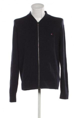 Jachetă tricotată de bărbați Tommy Hilfiger, Mărime XL, Culoare Albastru, Preț 849,99 Lei