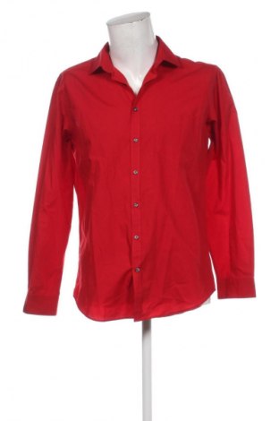 Herrenhemd Angelo Litrico, Größe M, Farbe Rot, Preis € 15,55