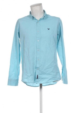 Herrenhemd Armani Jeans, Größe L, Farbe Blau, Preis € 52,68