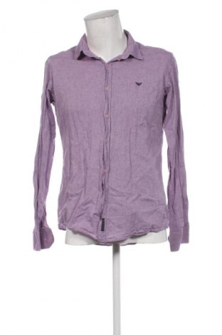 Herrenhemd Armani Jeans, Größe L, Farbe Lila, Preis € 52,68
