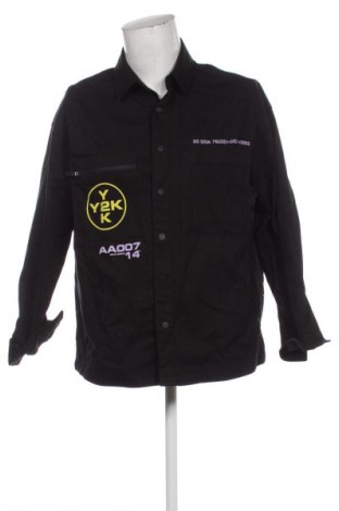 Pánská košile  Bershka, Velikost M, Barva Černá, Cena  366,00 Kč