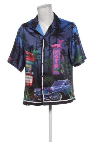 Cămașă de bărbați Bershka, Mărime M, Culoare Multicolor, Preț 76,00 Lei