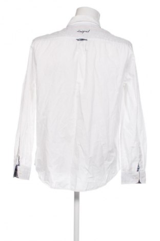 Ανδρικό πουκάμισο Desigual, Μέγεθος XL, Χρώμα Λευκό, Τιμή 28,18 €