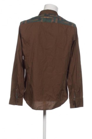 Ανδρικό πουκάμισο Desigual, Μέγεθος L, Χρώμα Πράσινο, Τιμή 28,18 €