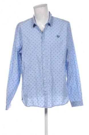 Cămașă de bărbați Fred Perry, Mărime XXL, Culoare Albastru, Preț 165,99 Lei
