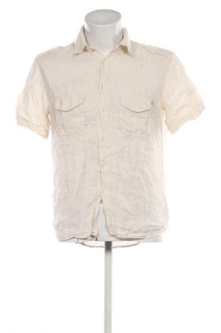 Herrenhemd Hugo Boss, Größe M, Farbe Ecru, Preis 35,99 €