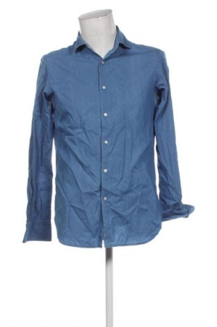 Cămașă de bărbați Massimo Dutti, Mărime M, Culoare Albastru, Preț 144,74 Lei