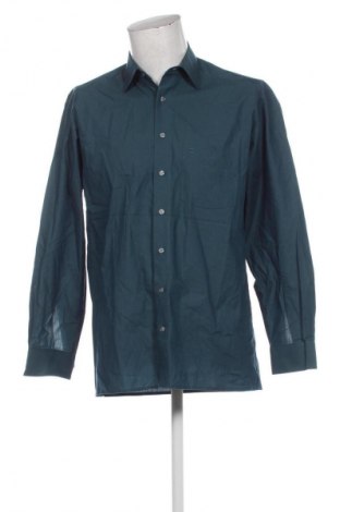 Ανδρικό πουκάμισο Olymp, Μέγεθος M, Χρώμα Πράσινο, Τιμή 15,99 €