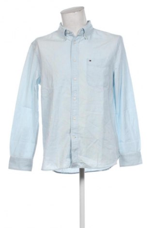 Męska koszula Tommy Hilfiger, Rozmiar L, Kolor Niebieski, Cena 326,99 zł