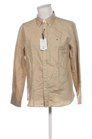 Мъжка риза Tommy Hilfiger, Размер XL, Цвят Бежов, Цена 68,00 €