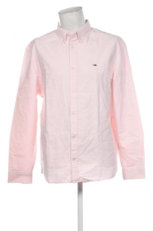 Herrenhemd Tommy Jeans, Größe XXL, Farbe Rosa, Preis € 62,99