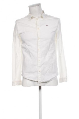 Męska koszula Tommy Jeans, Rozmiar L, Kolor ecru, Cena 142,53 zł