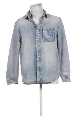 Herrenhemd Tommy Jeans, Größe M, Farbe Blau, Preis 104,99 €