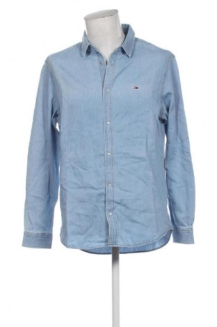 Herrenhemd Tommy Jeans, Größe L, Farbe Blau, Preis € 102,99