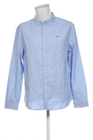 Cămașă de bărbați Tommy Jeans, Mărime XXL, Culoare Albastru, Preț 244,99 Lei