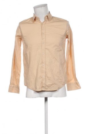 Herrenhemd Unbranded, Größe M, Farbe Beige, Preis € 14,83