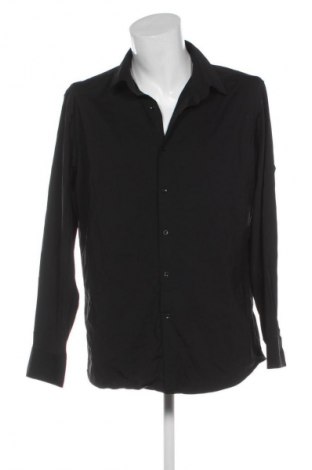 Мъжка риза Zara, Размер XL, Цвят Черен, Цена 23,99 лв.