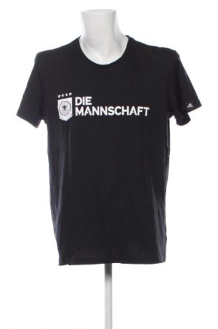 Męski T-shirt Adidas, Rozmiar XXL, Kolor Czarny, Cena 62,07 zł