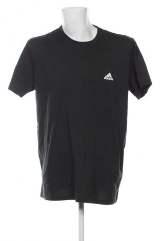 Ανδρικό t-shirt Adidas, Μέγεθος XXL, Χρώμα Μαύρο, Τιμή 17,64 €