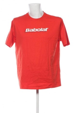 Męski T-shirt Babolat, Rozmiar XXL, Kolor Czerwony, Cena 34,48 zł