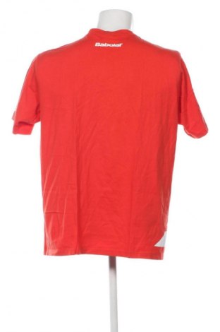 Męski T-shirt Babolat, Rozmiar XXL, Kolor Czerwony, Cena 34,48 zł