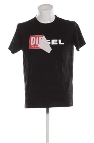 Ανδρικό t-shirt Diesel, Μέγεθος XL, Χρώμα Μαύρο, Τιμή 60,99 €