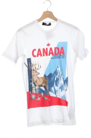 Tricou de bărbați Dsquared2, Mărime XS, Culoare Alb, Preț 356,63 Lei