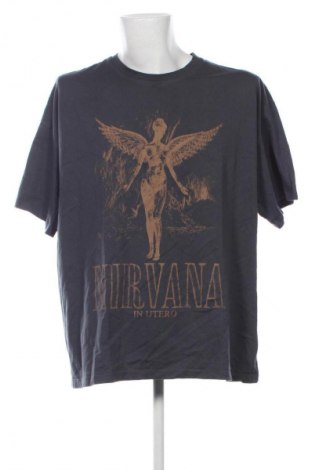 Herren Shirt Nirvana, Größe XL, Farbe Grau, Preis 7,68 €