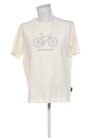 Мъжка тениска Oliver Jacob, Размер XL, Цвят Екрю, Цена 31,99 лв.