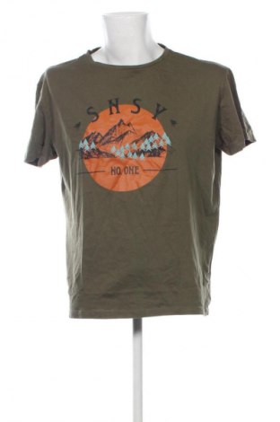 Pánské tričko  Sinsay, Velikost XXL, Barva Zelená, Cena  241,00 Kč