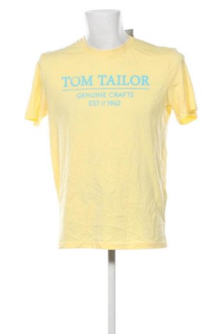 Tricou de bărbați Tom Tailor, Mărime M, Culoare Galben, Preț 89,00 Lei