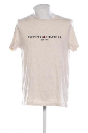 Мъжка тениска Tommy Hilfiger, Размер XL, Цвят Бежов, Цена 43,45 €