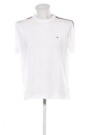 Męski T-shirt Tommy Hilfiger, Rozmiar M, Kolor Biały, Cena 104,99 zł