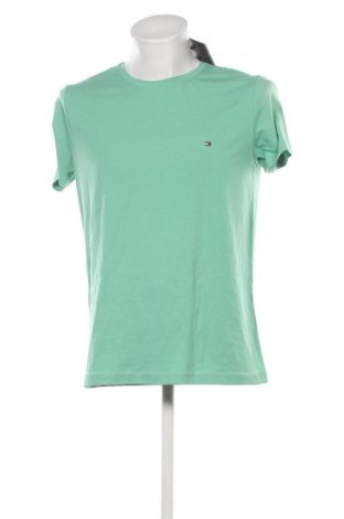 Мъжка тениска Tommy Hilfiger, Размер L, Цвят Зелен, Цена 28,63 €