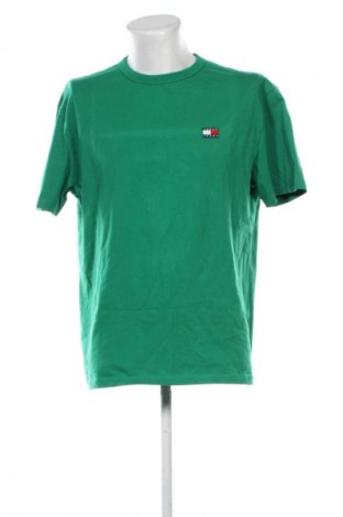 Мъжка тениска Tommy Jeans, Размер L, Цвят Зелен, Цена 18,40 €