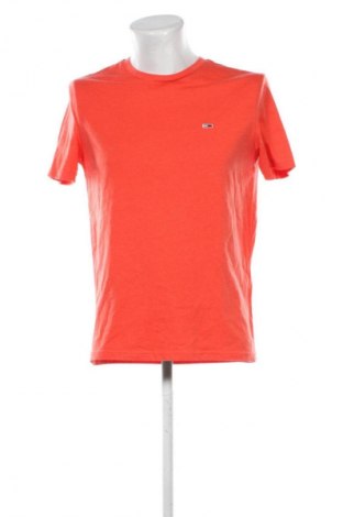 Męski T-shirt Tommy Jeans, Rozmiar L, Kolor Pomarańczowy, Cena 110,99 zł