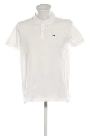 Herren Shirt Tommy Jeans, Größe M, Farbe Weiß, Preis 77,99 €