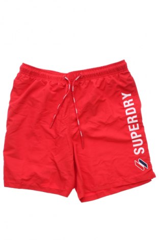 Męskie kąpielówki Superdry, Rozmiar XXL, Kolor Czerwony, Cena 188,99 zł