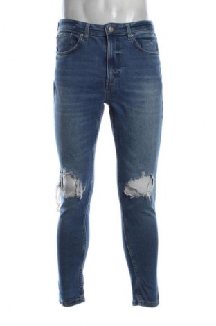 Blugi de bărbați Bershka, Mărime S, Culoare Albastru, Preț 103,00 Lei