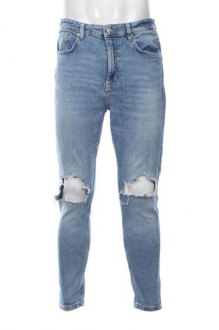 Blugi de bărbați Bershka, Mărime M, Culoare Albastru, Preț 103,00 Lei