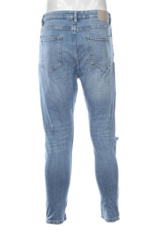 Blugi de bărbați Bershka, Mărime M, Culoare Albastru, Preț 103,00 Lei