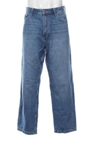 Męskie jeansy Bershka, Rozmiar L, Kolor Niebieski, Cena 91,95 zł